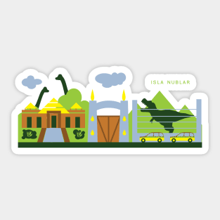 Isla Nublar Sticker